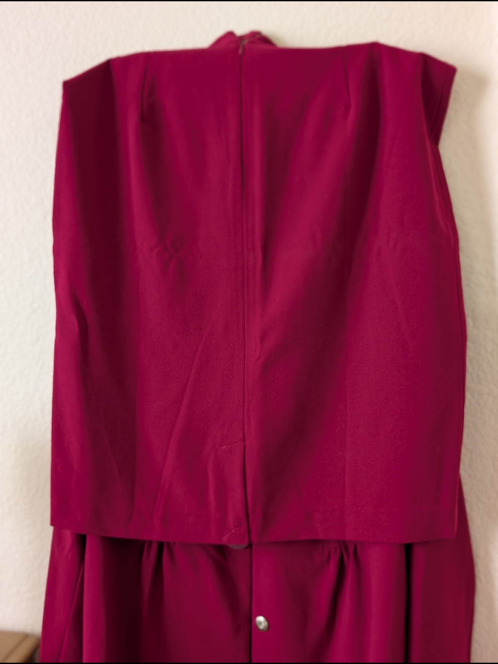Monroe & Main Raspberry Button Front Women's Jacket - Picture 4 of 4